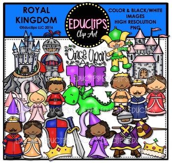 Preview of Royal Kingdom Clip Art Bundle  {Educlips Clipart}