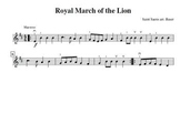 Royal March of the Lion for Violin