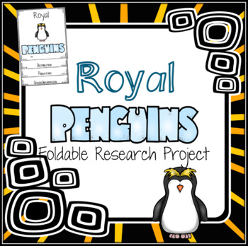 Preview of Royal Penguin Research Foldable
