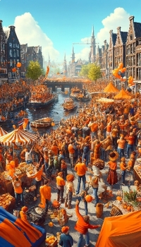 Preview of Royal Revelry: King’s Day Celebration Poster