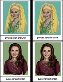 Royals Around the World Montessori Four Part Cards