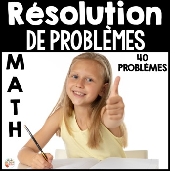 Preview of Résolutions de problèmes - French Math Problems  (Numbers to 100 & 1000)