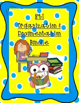 Preview of RtI Binder Bundle for Organization and Documentation K - 5