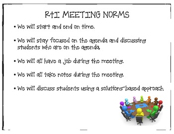 Preview of RtI Jobs and Meeting Notetaking Document