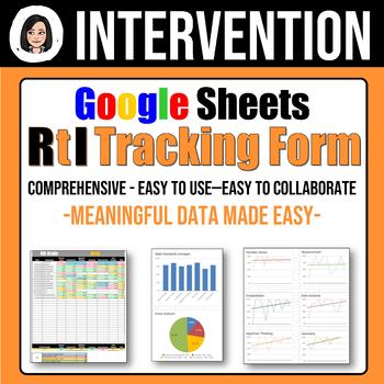 Preview of RtI Tracking Form: Meaningful Data Made Easy - DISTRICT License