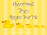 Rubber Duck Classroom Theme Decor Set