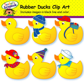 Preview of Rubber Ducks Clip Art