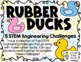 Rubber Ducks STEM Challenges - Engineering Challenges - Set of 5