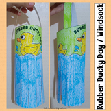 Rubber Ducky Day Craft Windsock Activities Coloring Pages 
