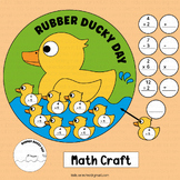 Rubber Ducky Day Math Craft Duck Activities Bulletin Board