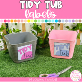 Tidy Tub Labels