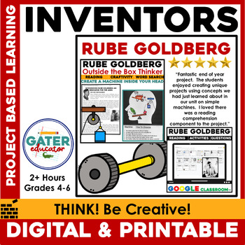 Preview of Rube GOLDBERG Project Based Learning | STEM Activities | Digital and Printable