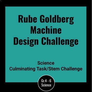 Preview of Rube Goldberg Machine Design Challenge - Google Slides Digital Science Project