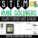 Rube Goldberg Machine Planning Sheet & Rubric | Distance L