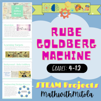 Preview of Rube Goldberg Machine - STEM / STEAM Project - Engineering Design Process