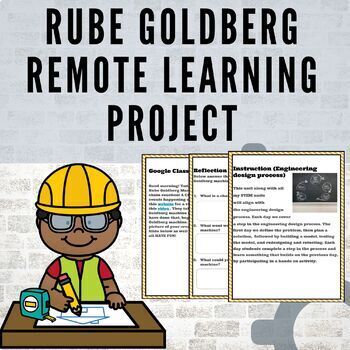 Preview of Rube Goldberg Remote Learning Project #DistanceLearningTPT