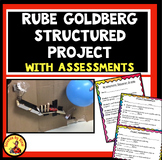 Rube Goldberg STRUCTURED STEM PROJECT with ASSESSMENT Rubr