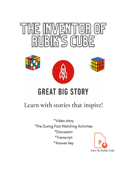 Preview of Rubik's Cube Inventor. Video Lesson. ESL. EFL. Tasks. Great Big Story.