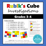 Rubik's Cube Math Investigations Grades 3-4