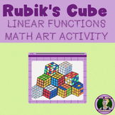 Rubik's Cube Linear Math Art Activity