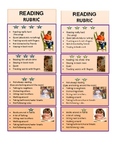 Rubric Bookmark - for independent reading and goal setting