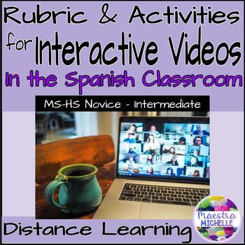 Preview of Rubric & Interactive Video Tasks for Spanish Distance Learning 