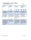 Rubric: Writing A Memory