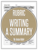 Rubric: Writing A Summary