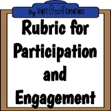 Rubric for Participation and Student Engagement