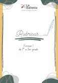 Rubricas de Formas 1 (1�� a 3er grado)
