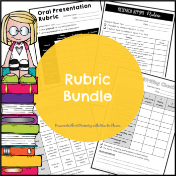 Preview of Rubrics Bundle