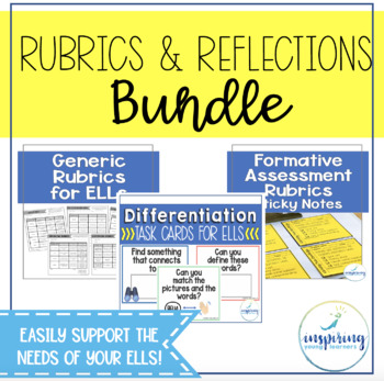 Preview of Rubrics and Reflections Bundle for ELL/ESL