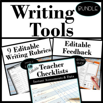 Preview of Rubrics, checklists, and feedback forms for Writing Activities and Workshop