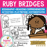 Ruby Bridges Activities Comprehension Sheets and Biography