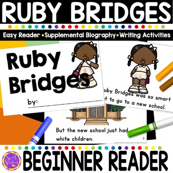 Preview of Ruby Bridges Activities and Reading Passages Women in History Month Biography