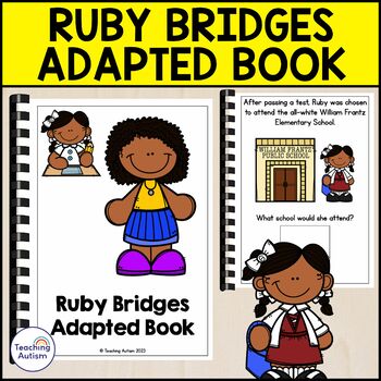 Preview of Ruby Bridges Adapted Book for Special Education