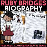 Ruby Bridges Activity Comprehension Reading Passage Black 