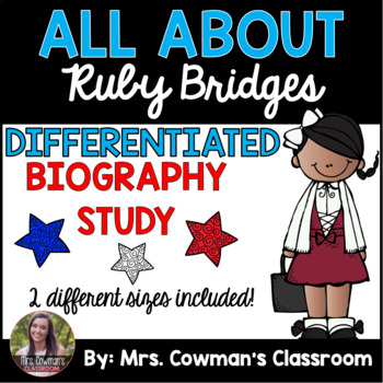 Preview of Ruby Bridges Biography Study- Differentiated for First Grade
