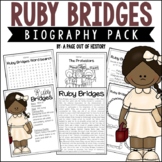 Ruby Bridges Biography Unit Pack Research Project Black History