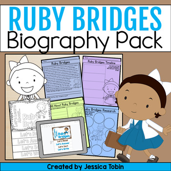 Preview of Ruby Bridges Biography Graphic Organizer - Black History Month Activities