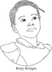 Ruby Bridges Realistic Clip Art, Coloring Page and Poster by Cordial Clips