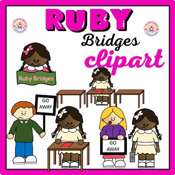 Preview of Ruby Bridges Clipart-Women's History Month