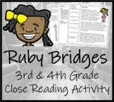 Ruby Bridges Close Reading Comprehension Activity | 3rd Gr