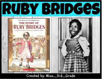 Preview of Ruby Bridges Digital Writing Activities