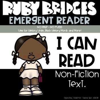 Preview of Ruby Bridges - Emergent Reader - NO PREP BOOK