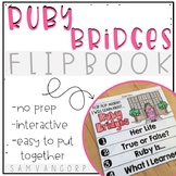 Ruby Bridges Flip Book (NO PREP) PLUS Colored Poster & Stu