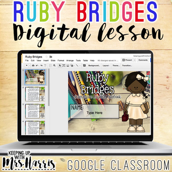 Preview of Ruby Bridges - Interactive Digital Resource for the Google Classroom