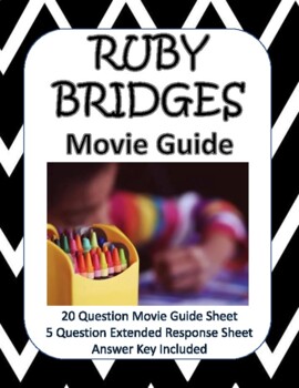Preview of Ruby Bridges Movie Guide  (1998) Google Copy Included