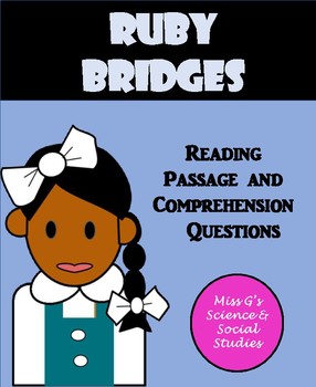 Preview of Ruby Bridges Reading Passage and Questions