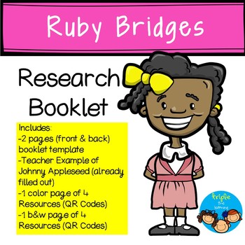 Preview of Ruby Bridges-Historical Figure Research Booklet